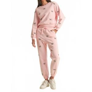 NEW ENDLESS BLU. jewel detail sweatpants in baby pink